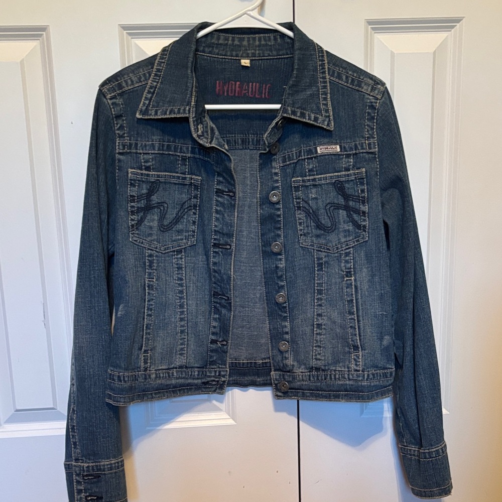 Hydraulic Women's Dark Blue Jean Jacket